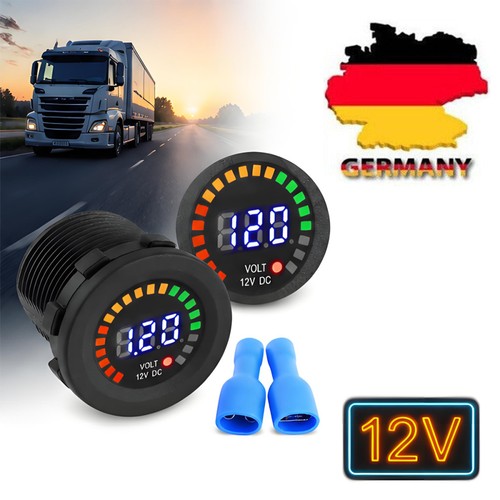 12v led voltmeter - led,