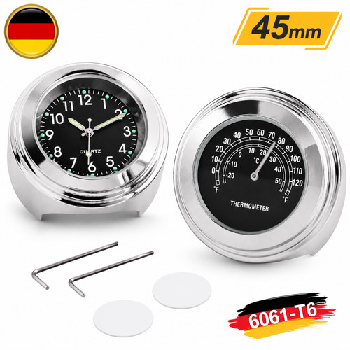 Motorraduhr für 25mm - -,