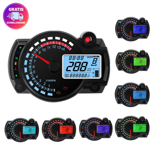 Motorrad tachometer rx2n - tachometer, lcd