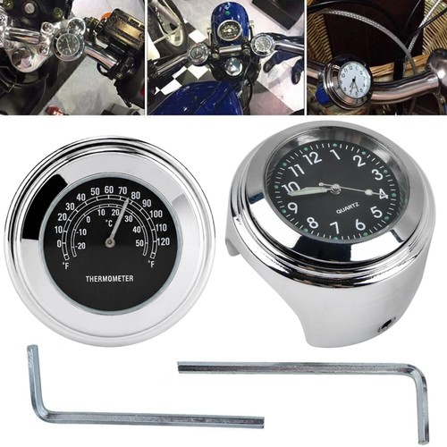 Motorraduhr für 25mm - motorraduhr, 22-25mm